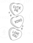 Valentine's Coloring Sheets