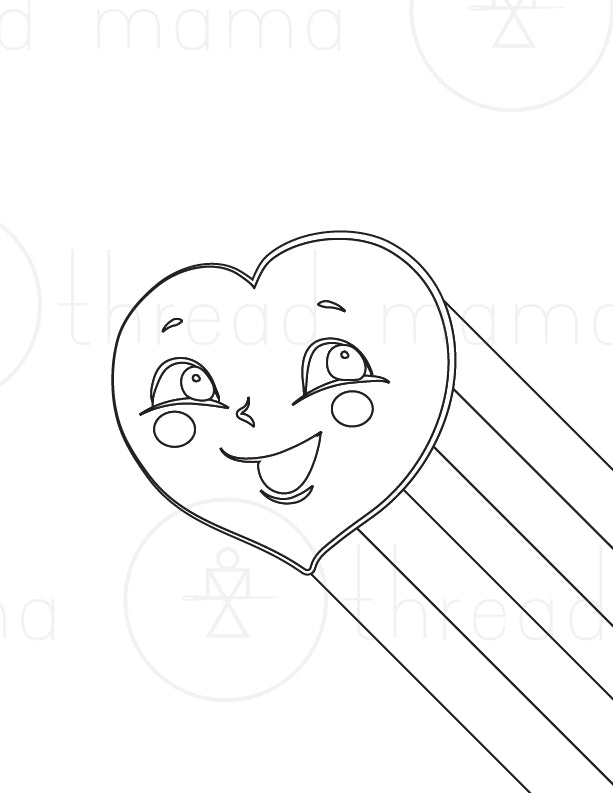 Valentine's Coloring Sheets