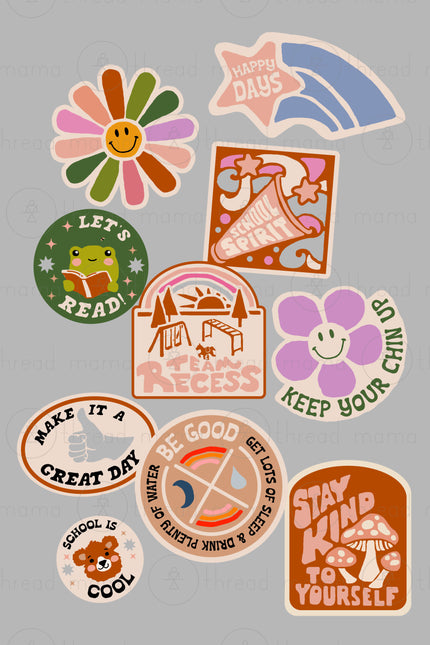 Back To School Sticker Poster (Vol.3)