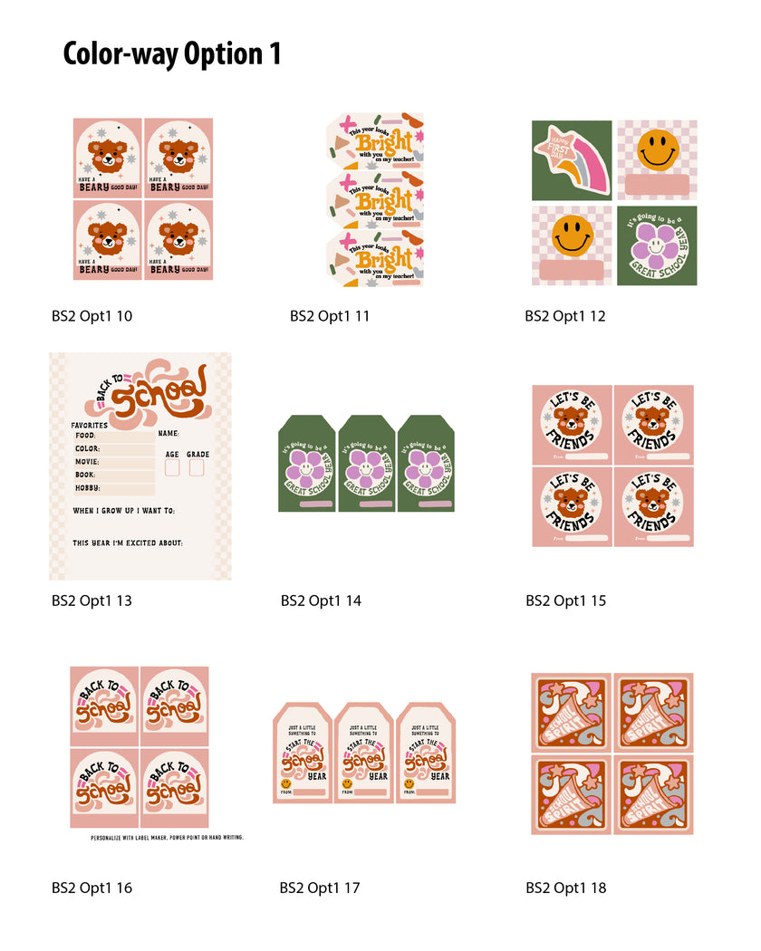 Back To School Tags and Flags (Vol.3)