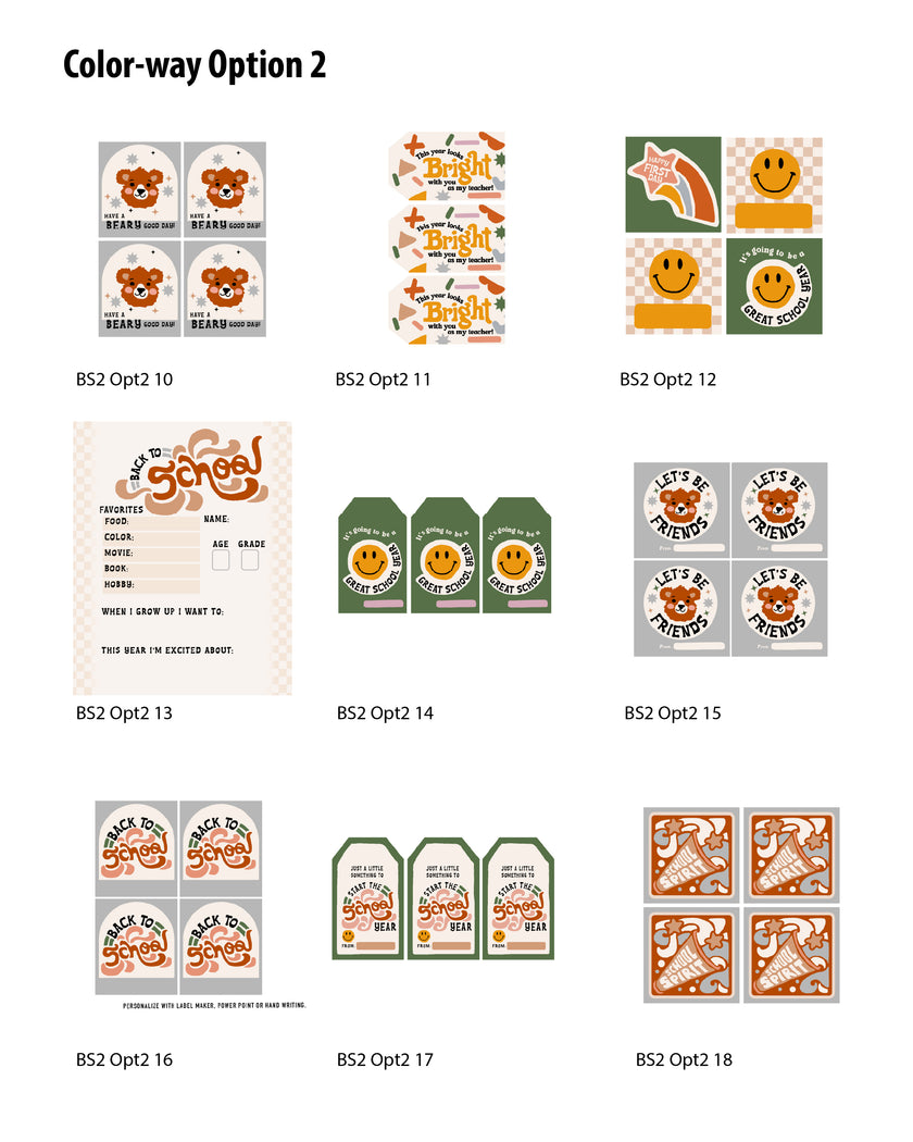 Back To School Tags and Flags (Vol.3)