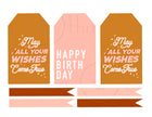 Generic Birthday Tags and Flags