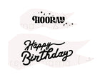 Generic Birthday Tags and Flags