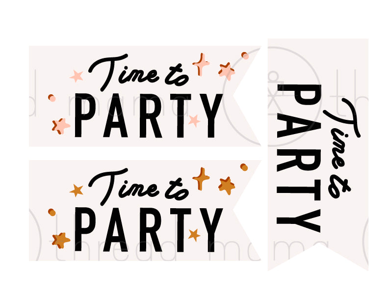 Generic Birthday Tags and Flags