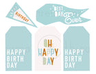 Generic Birthday Tags and Flags