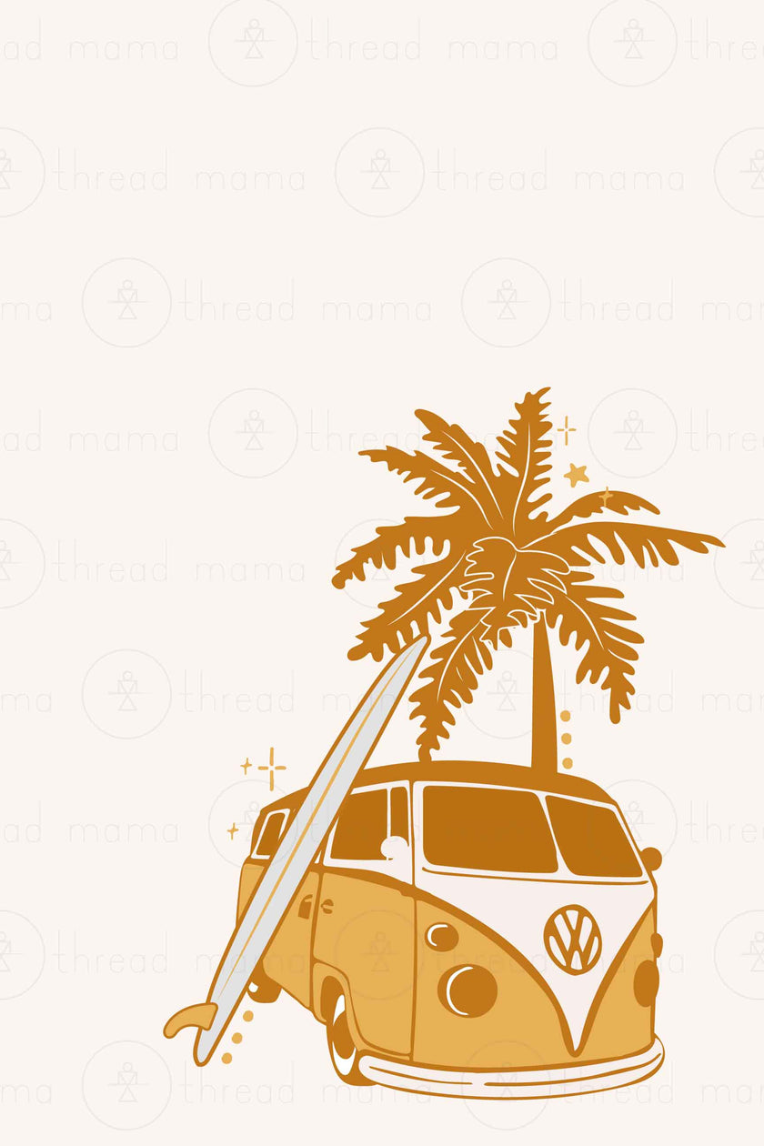 Beach Bus Collection (Printable Poster)
