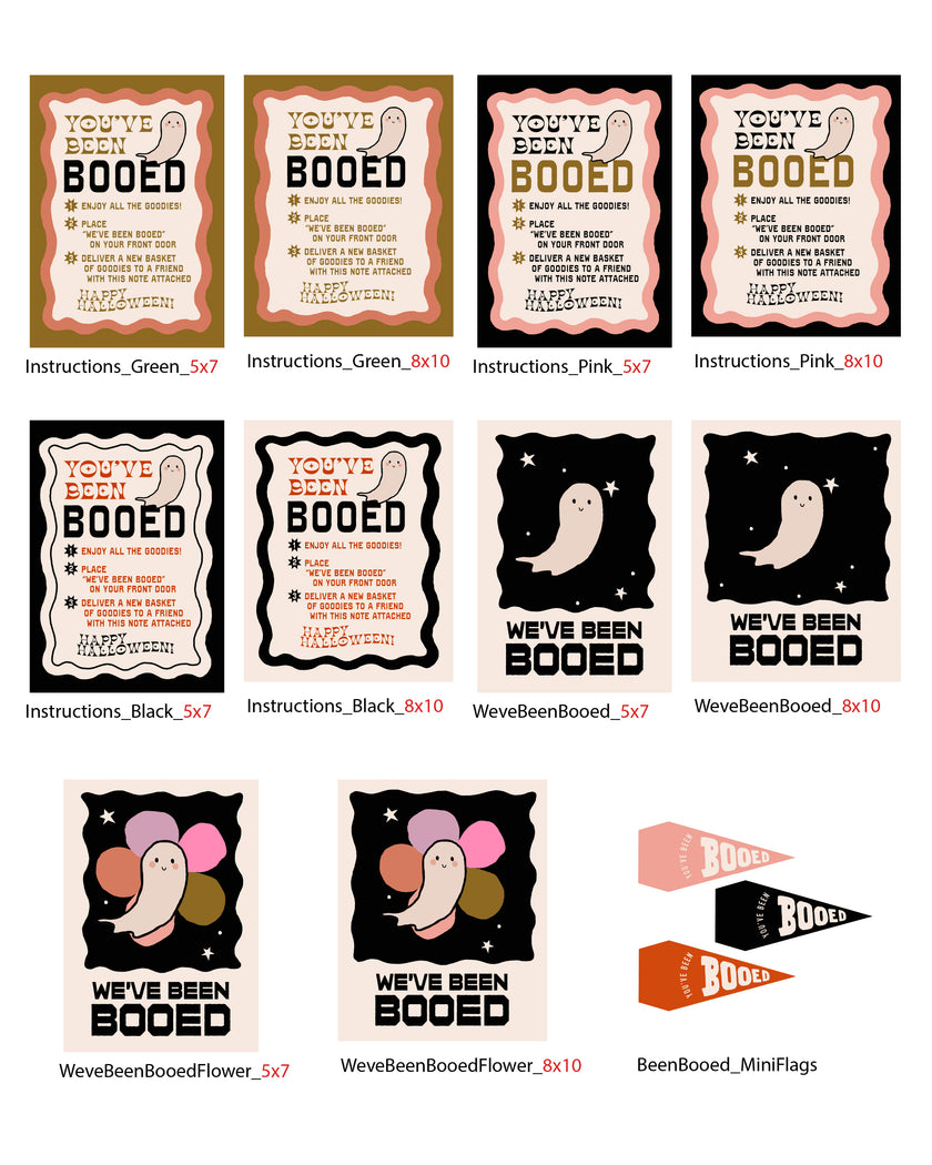 You've Been Booed Tags & Flags (Vol.3)