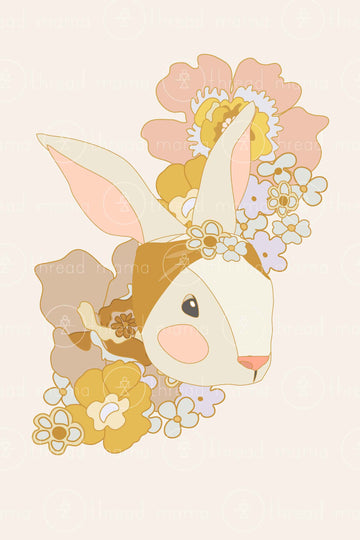 BoHo Bunny (Printable Poster)
