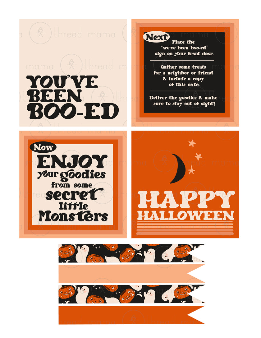 Halloween Boo Basket - (Vol.2)