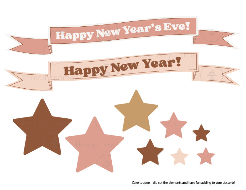 UPDATED!! New Year's Eve Tags and Flags - (Vol.3)