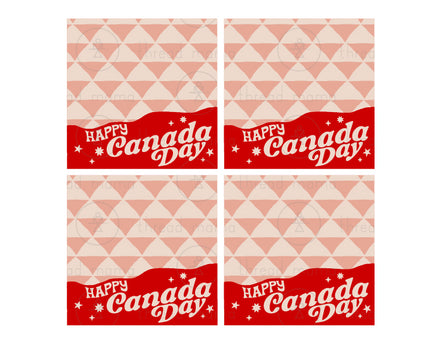 Canada Day Tags and Flags Set (Vol.3)