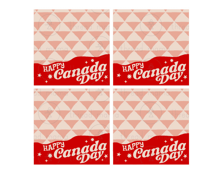 Canada Day Tags and Flags Set (Vol.3)