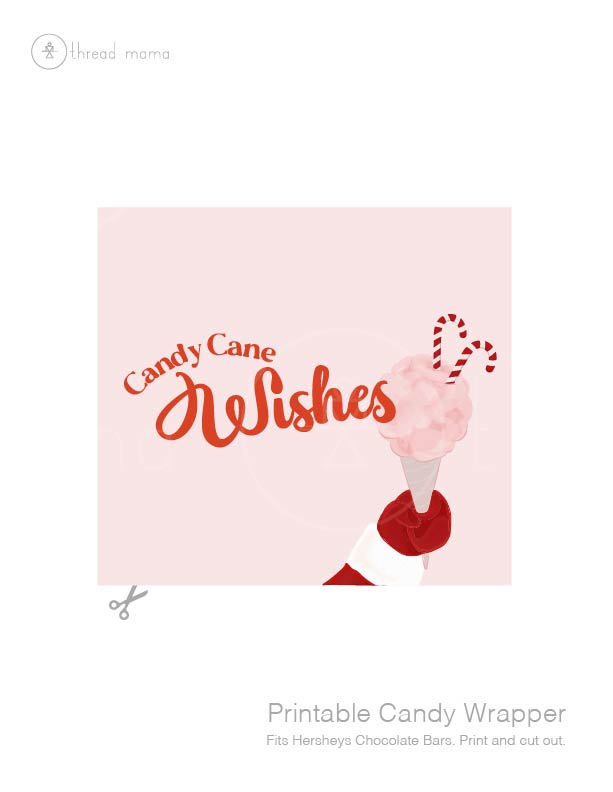 Christmas Candy Wrappers (Both Large and Small)