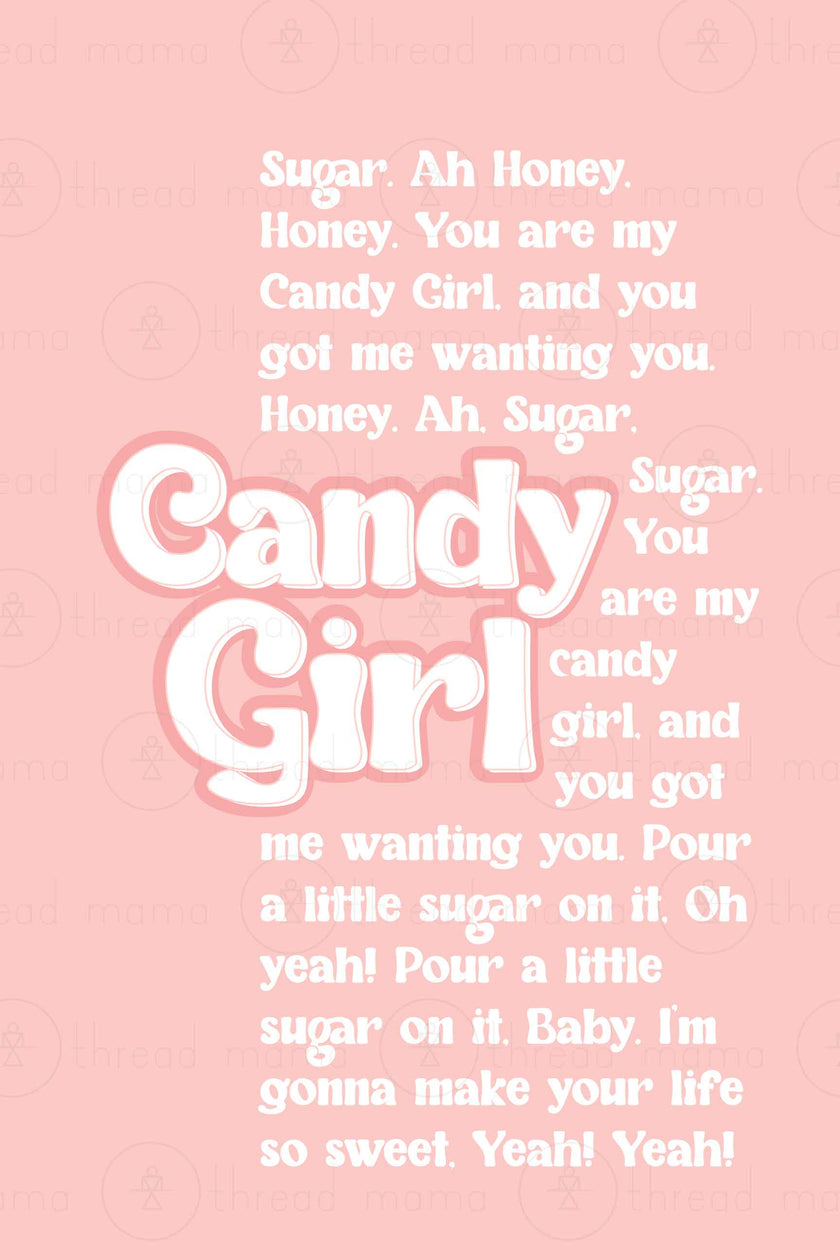 Candy Girl Collection (Printable Poster)