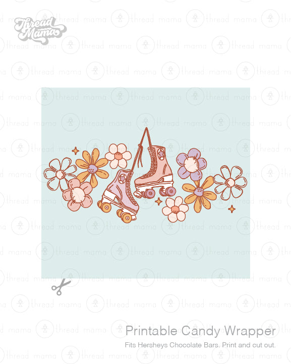 Roller Skate Party Tags and Flags (Vol.3)