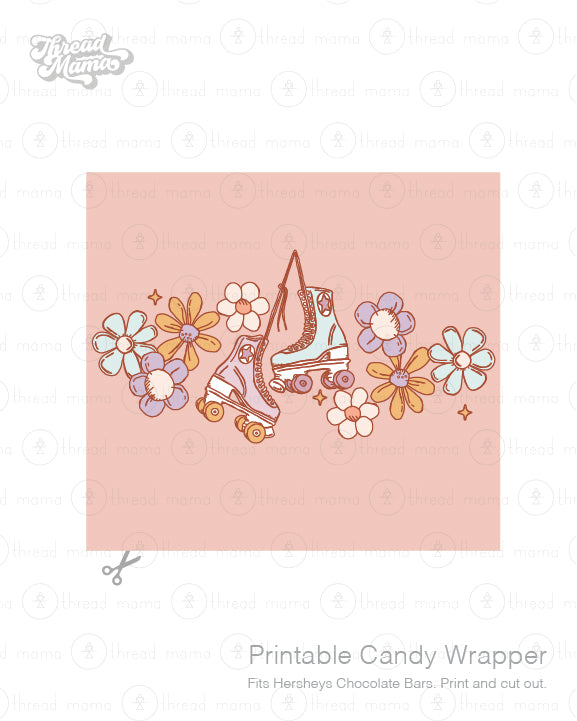 Roller Skate Party Tags and Flags (Vol.3)