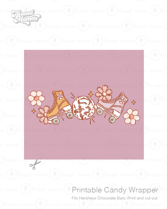 Roller Skate Party Tags and Flags (Vol.3)