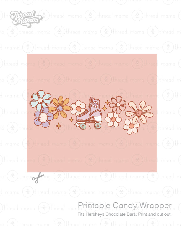 Roller Skate Party Tags and Flags (Vol.3)