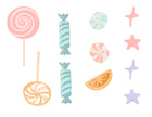 Sugar Birthday Party Tags & Flags