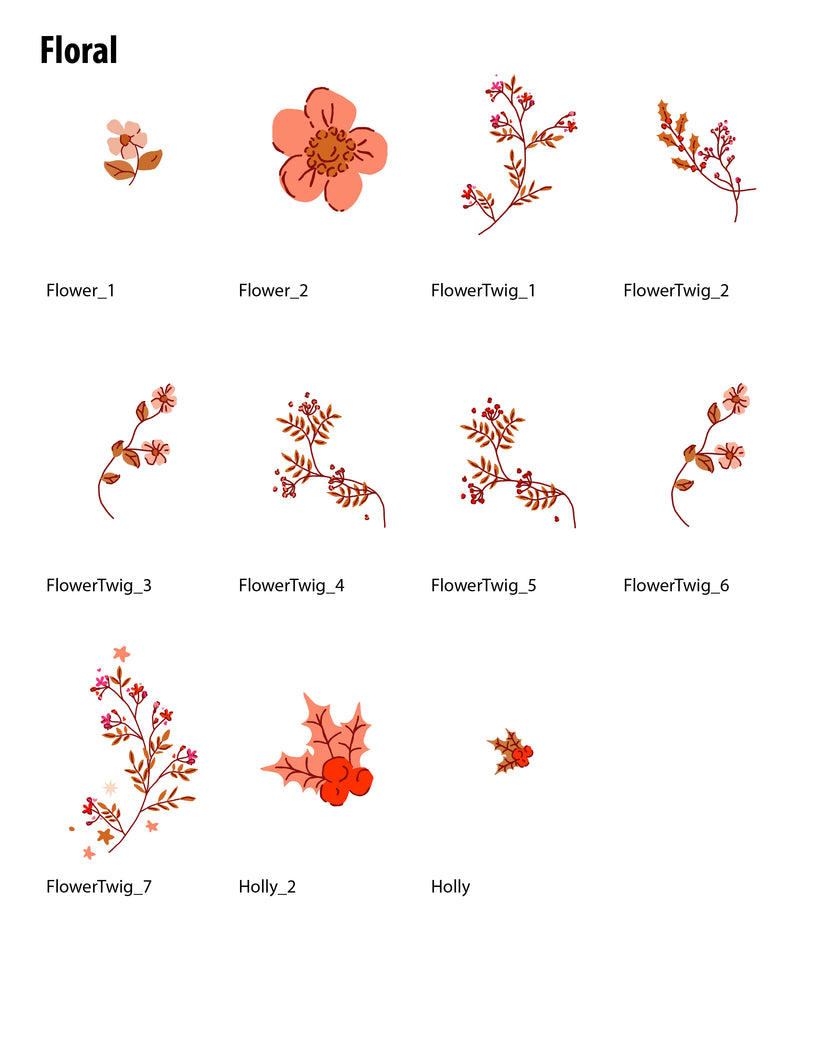 Christmas (Vol.3) - Set (Graphic Elements)