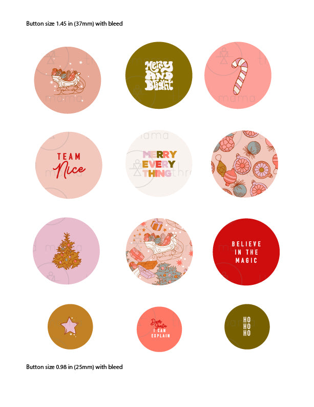 Christmas Tags, Flags - (Vol.2)
