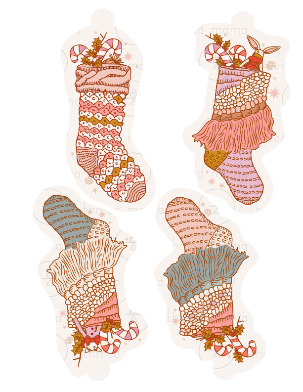 Christmas Tags, Flags - (Vol.2)