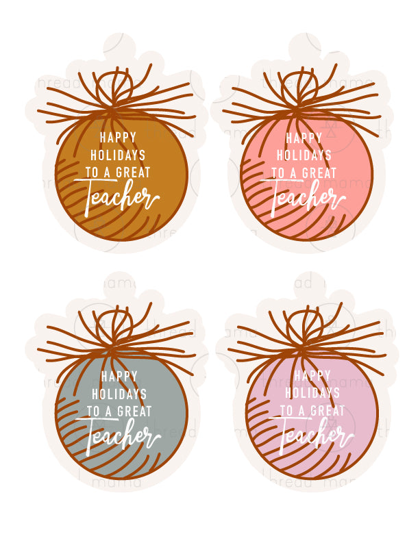 Christmas Tags, Flags - (Vol.2)