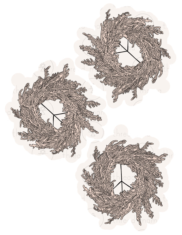 Christmas Tags, Flags - Black & White - (Vol.2)