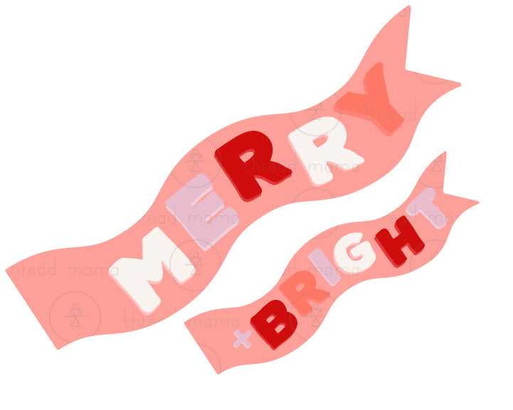 Christmas Tags, Flags - (Vol.2)