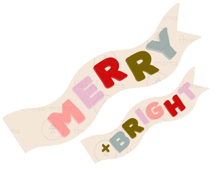 Christmas Tags, Flags - (Vol.2)