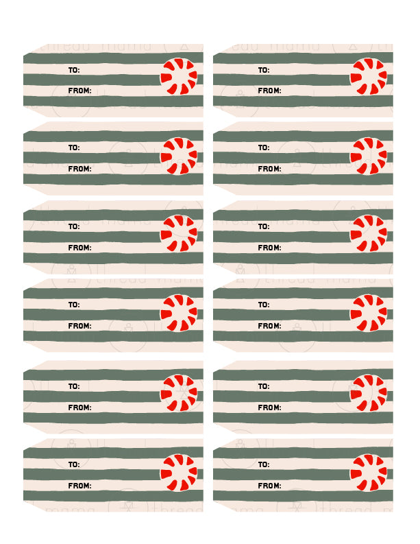 Christmas Appreciation Tags & Flags (Vol.3)