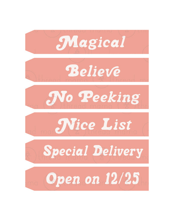 Christmas Tags & Flags (Vol.3)