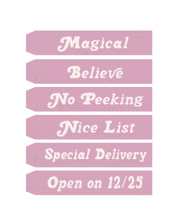 Christmas Tags & Flags (Vol.3)