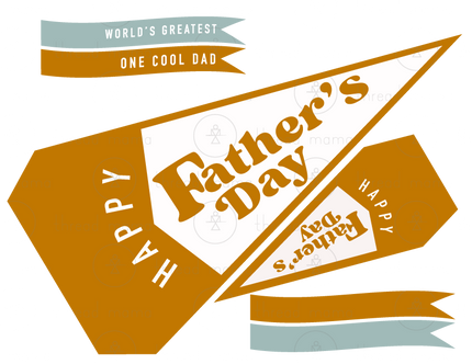 Father's Day Tags and Flags (Vol.2)
