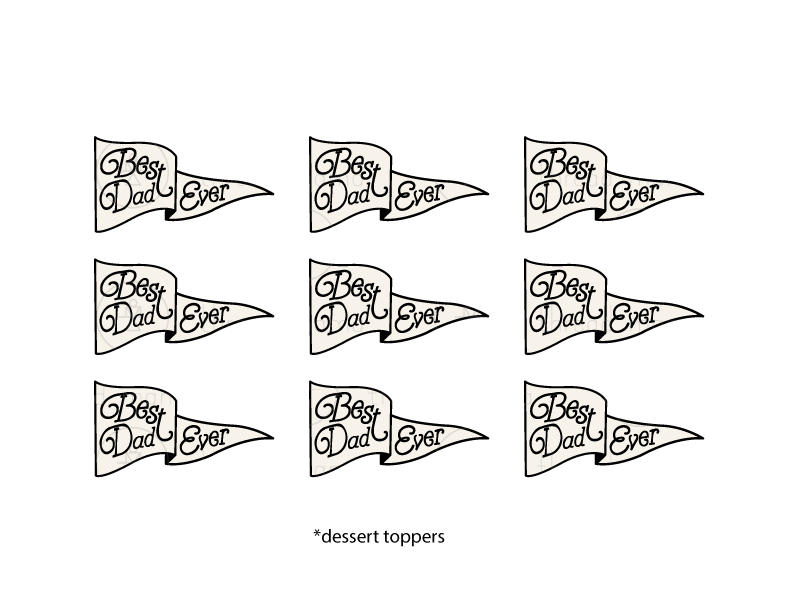 Father's Day Tags and Flags (Vol.2)