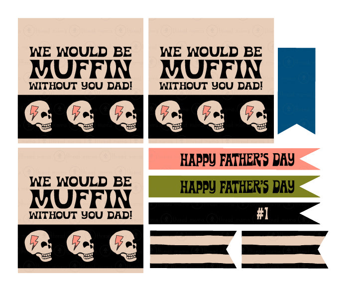 Father's Day Tags and Flags Set (Vol.3)