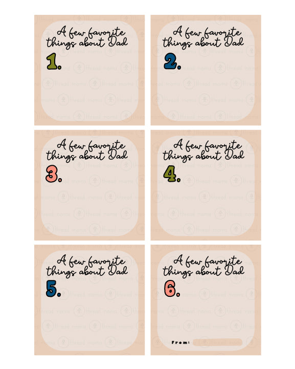 Father's Day Tags and Flags Set (Vol.3)