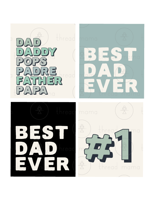 Father's Day Tags and Flags (Vol.2)