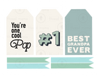 Father's Day Tags and Flags (Vol.2)