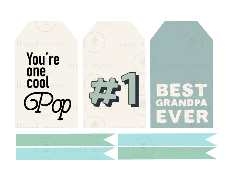 Father's Day Tags and Flags (Vol.2)