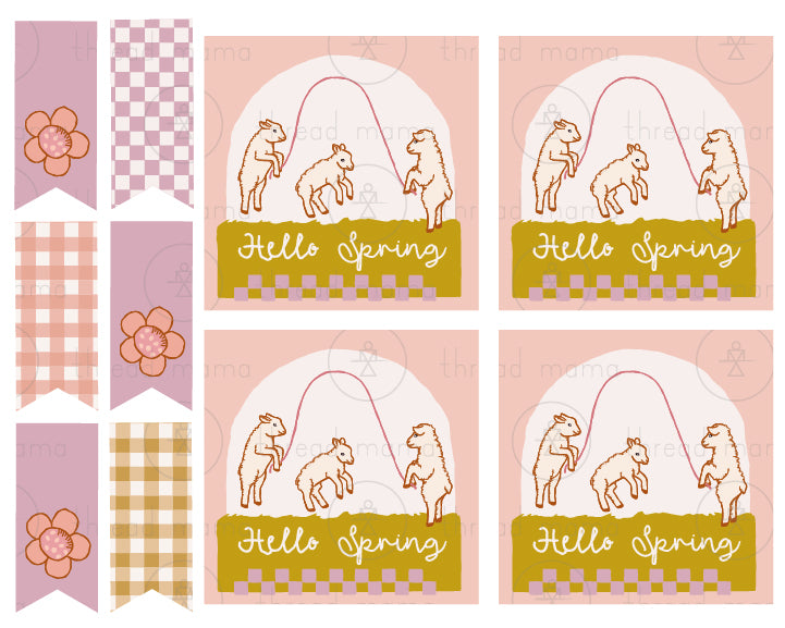 Easter Tags and Flags (Vol.3)