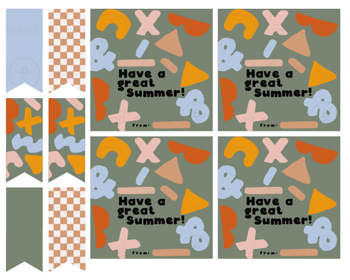 End of School Tags and Flags (Vol.3)