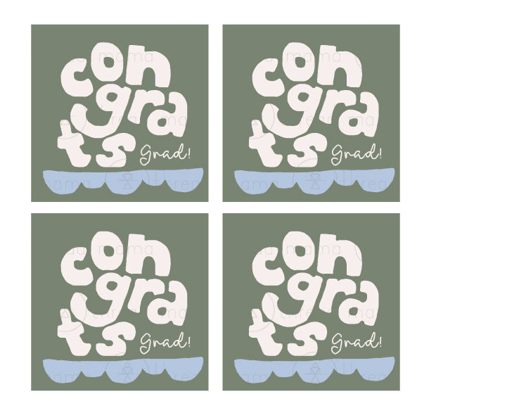 Grad Tags and Flags (2022 and 2034)