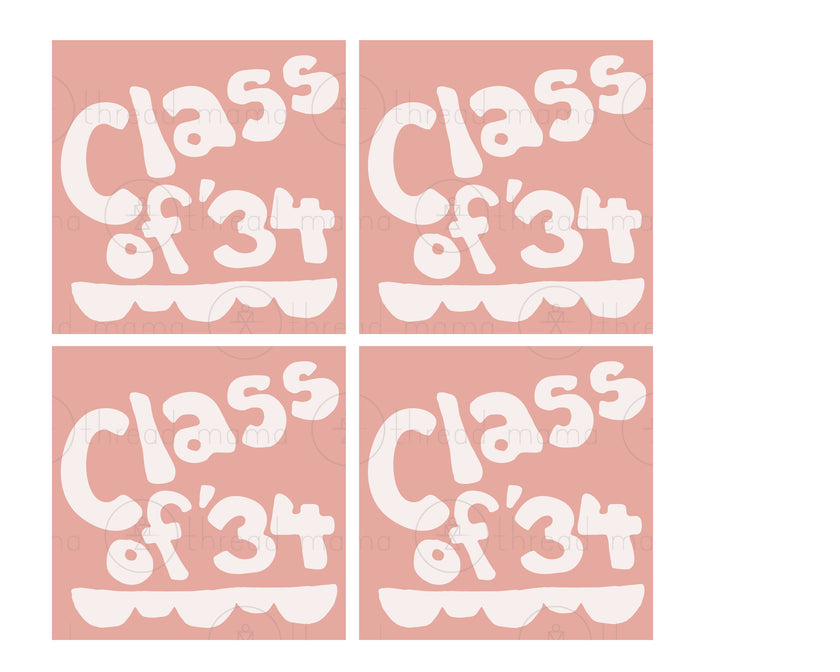 Grad Tags and Flags (2022 and 2034)