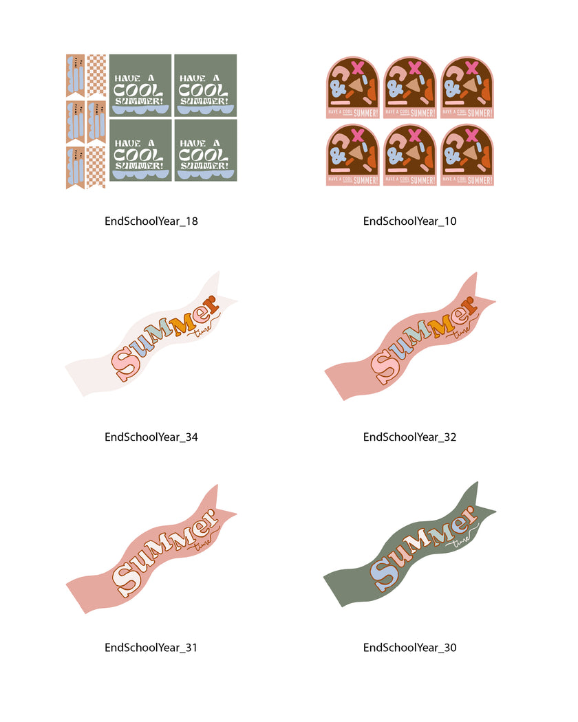 End of School Tags and Flags (Vol.3)