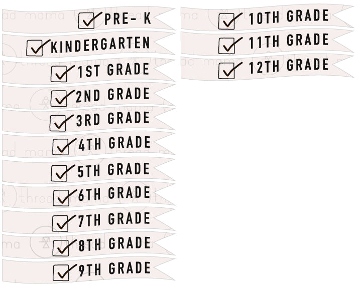 End of School Tags and Flags (Vol.3)