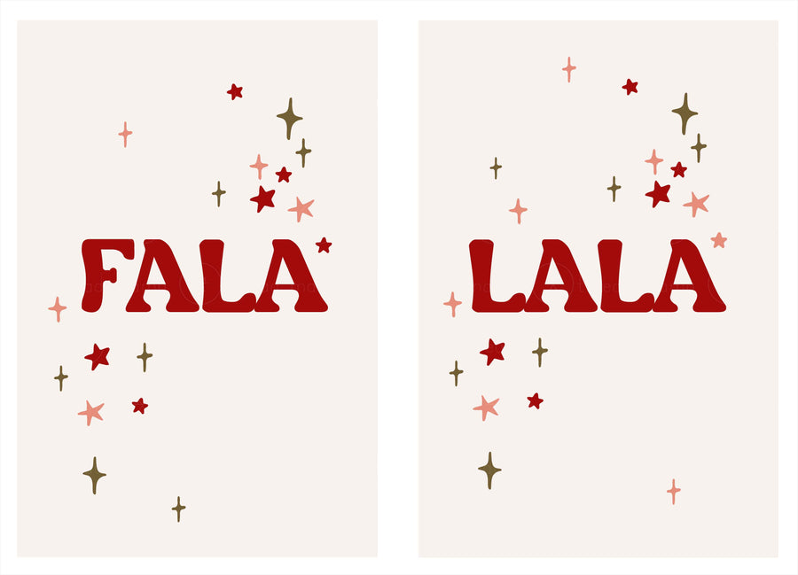 Fala Lala - 7 Versions ( Printable Poster )