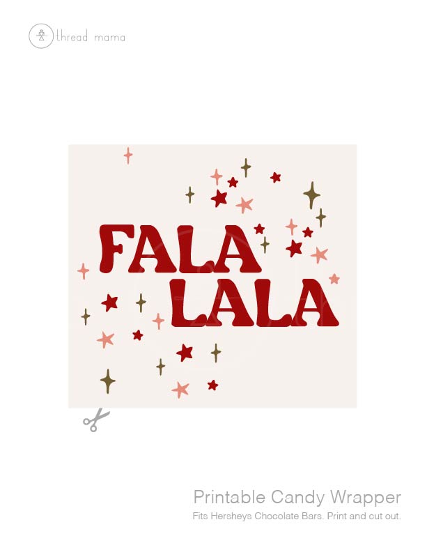 Christmas Candy Wrappers (Both Large and Small)