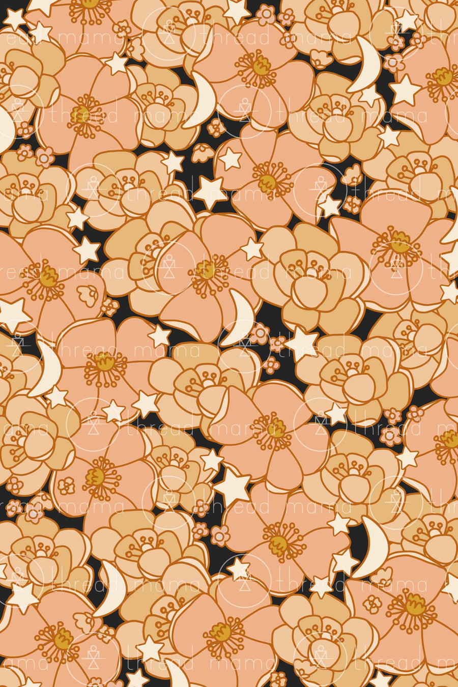 Fall Floral Background 2 (Printable Poster)