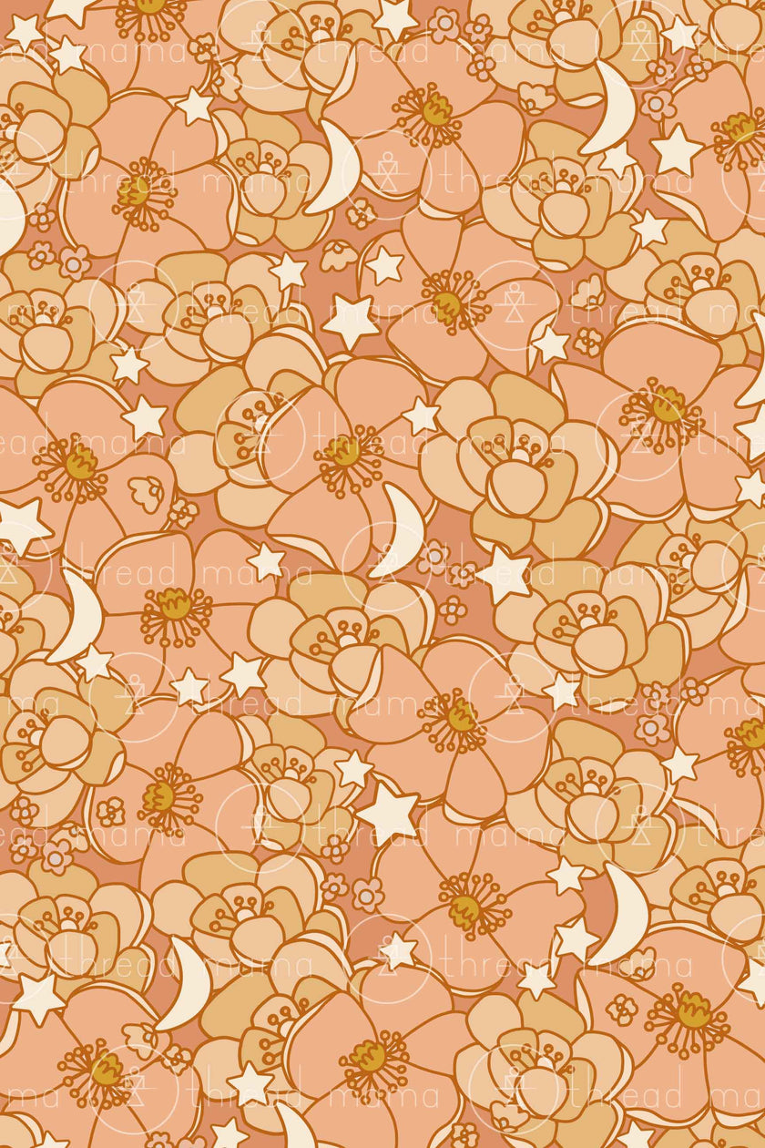 Fall Floral Background 2 (Printable Poster)